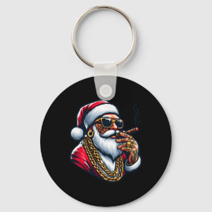 Gangsta Wrapper Funny Cool Santa Gangster Pajama C Schlüsselanhänger