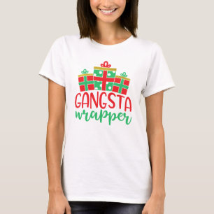 Gangsta Wrapper Funny Weihnachts Weihnachtsfest Sp T-Shirt