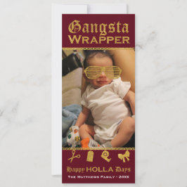 Gangsta Wrapper Happy HOLLA Tage Weihnachten
