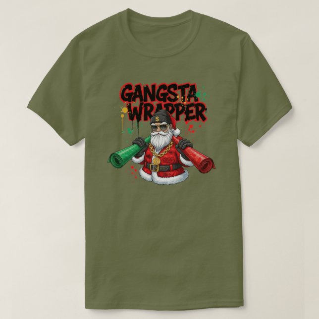 Gangsta Wrapper T-Shirt (Design vorne)