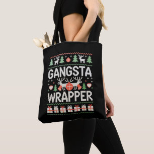 Gangsta Wrapper Weihnachten Hässlicher Sweater Xma