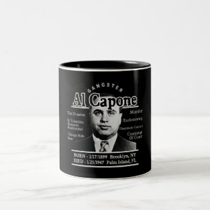Gangster Al Capone Zweifarbige Tasse
