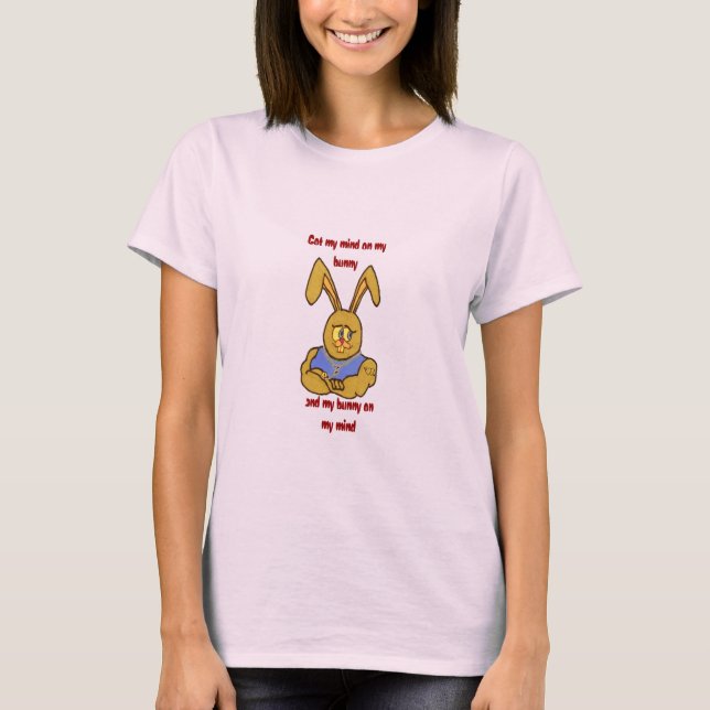 Gangster Bunny Liebe T-Shirt (Vorderseite)