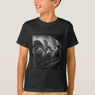 Gangster Cats Street Funny Graphic Spaß T-Shirt