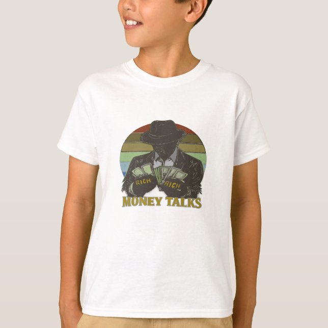 Gangster counting cash T-Shirt (Vorderseite)