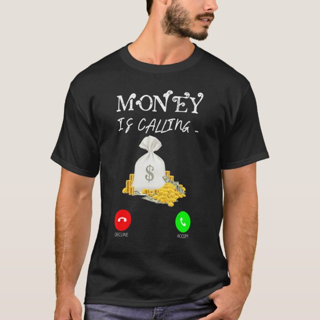 Gangster, der Geld anruft T-Shirt (Vorderseite)