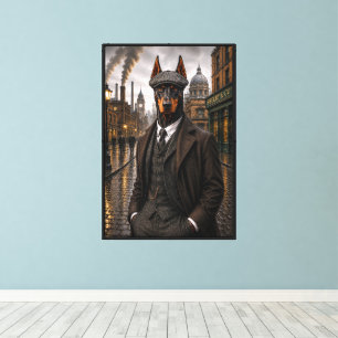 Gangster Dobermann Leinwanddruck