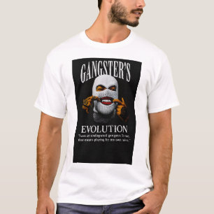 Gangster-Evolutions-Grafik-T-Shirt T-Shirt