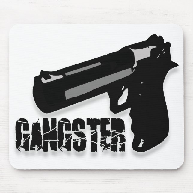 Gangster-Gewehr Mousepad (Vorne)
