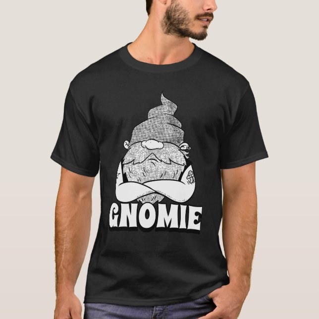 Gangster Gnomie Homie Gnome T-Shirt (Vorderseite)