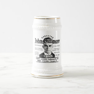 Gangster John Dillinger Bierglas