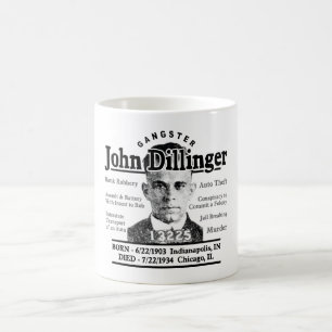 Gangster John Dillinger Tasse
