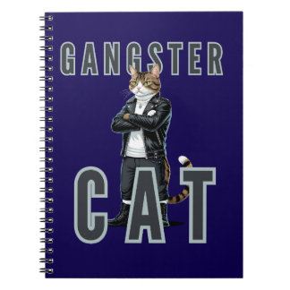 Gangster-Katze Bad Boy Notizblock