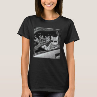 Gangster-Katzen-Meme Lustige Vintage-Kätzchen für T-Shirt