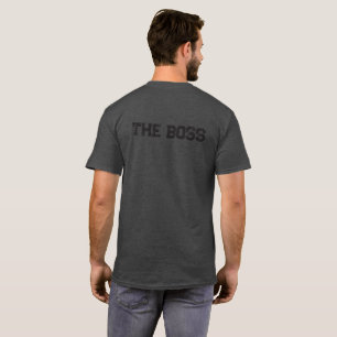 Gangster-Katzen-T-Shirt mit Aufdruck auf der Rücks T-Shirt