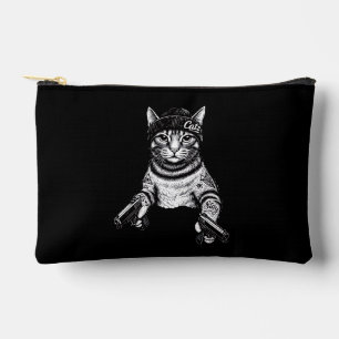 Gangster-Katzen-Tattoo-Kunst   Coole Streetwear-Ki Zubehörtasche