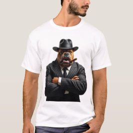 Gangster Kingpin Brutus The Bulldog Mafia Style T-Shirt