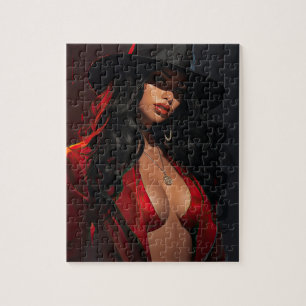 Gangster-Mädchen Puzzle