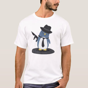 Gangster-Pinguin T-Shirt