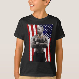Gangster Pro Donald Trump Tattoo Republikaner Amer T-Shirt