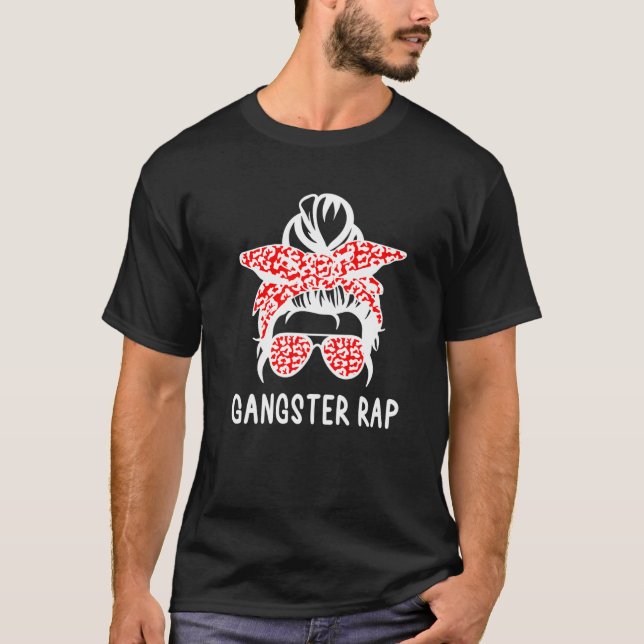 Gangster Rap Mama Bandana Gangsta Rap Mutter Famil T-Shirt (Vorderseite)