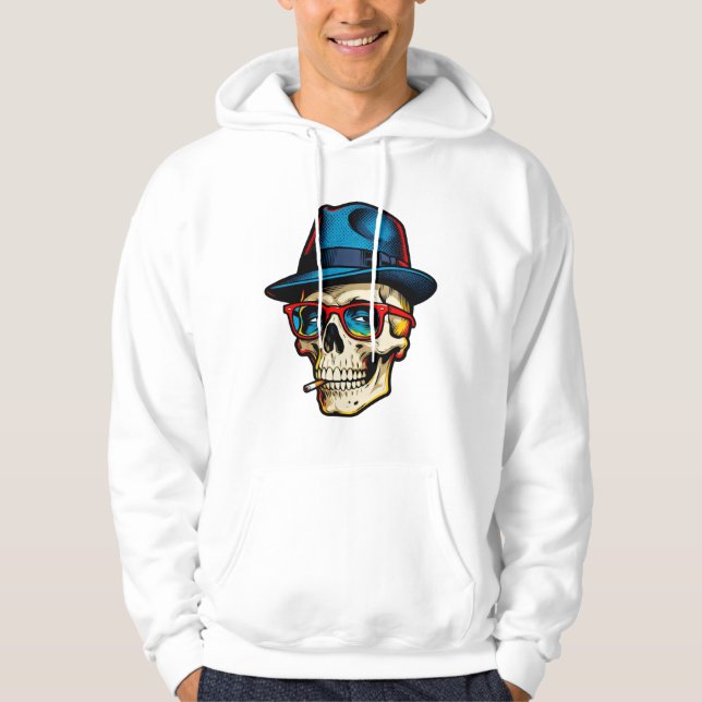 Gangster Skully Hoodie (Vorderseite)