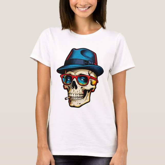 Gangster Skully T-Shirt (Vorderseite)