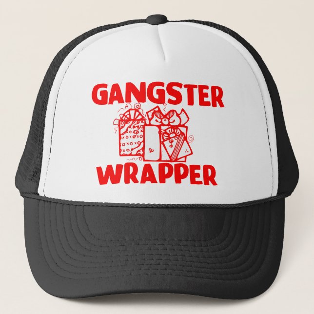 Gangster Wrapper Truckerkappe (Vorderseite)