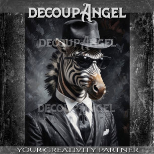 Gangster Zebra #1 Seidenpapier