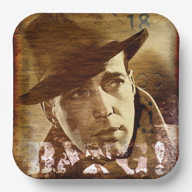 Gangster's Boggie Pappteller (Vorderseite)