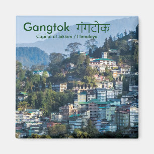 Gangtok गंगटोक - Capital of Sikkim / Himalaya Magnet