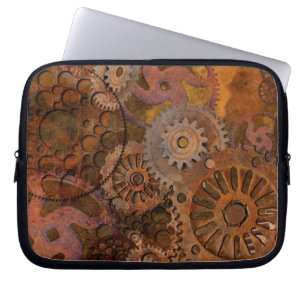 Gangwechsel - Steampunk-Zahnräder und -zahnräder Laptopschutzhülle