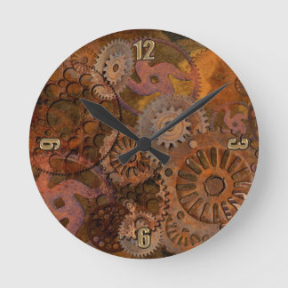 Gangwechsel - Steampunk-Zahnräder Wanduhr
