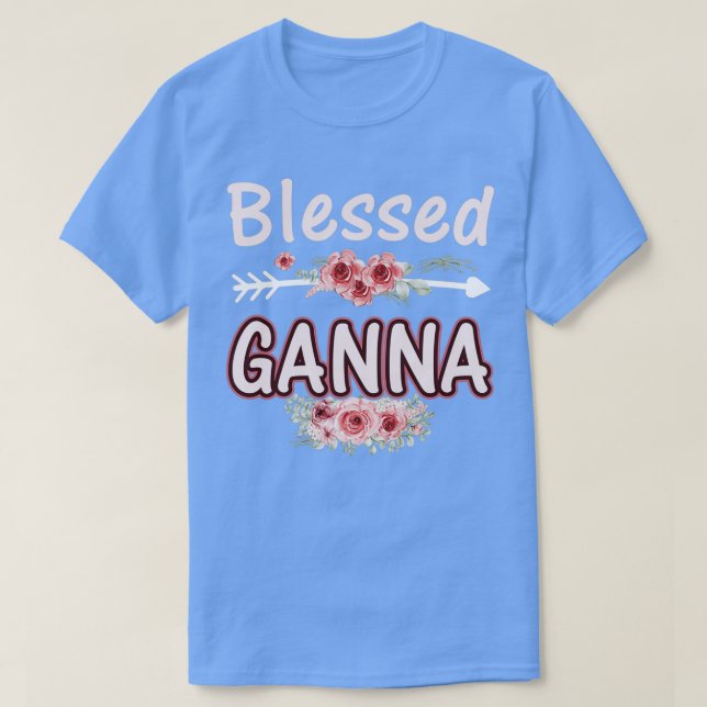 Ganna Mama Leben Niedliche Blume T-Shirt (Design vorne)