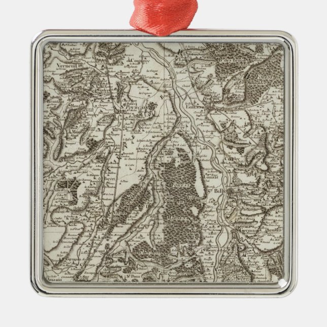 Gannat, St. Pourcain Silbernes Ornament (Vorne)