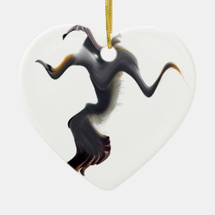 Gannets-Abstrakter Seebird Keramik Ornament