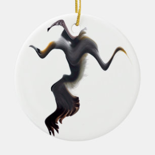 Gannets-Abstrakter Seebird Keramik Ornament