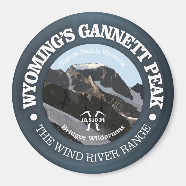 Gannett Peak Magnet (Vorne)