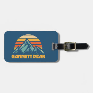 Gannett Peak Retro Türkis Gepäckanhänger