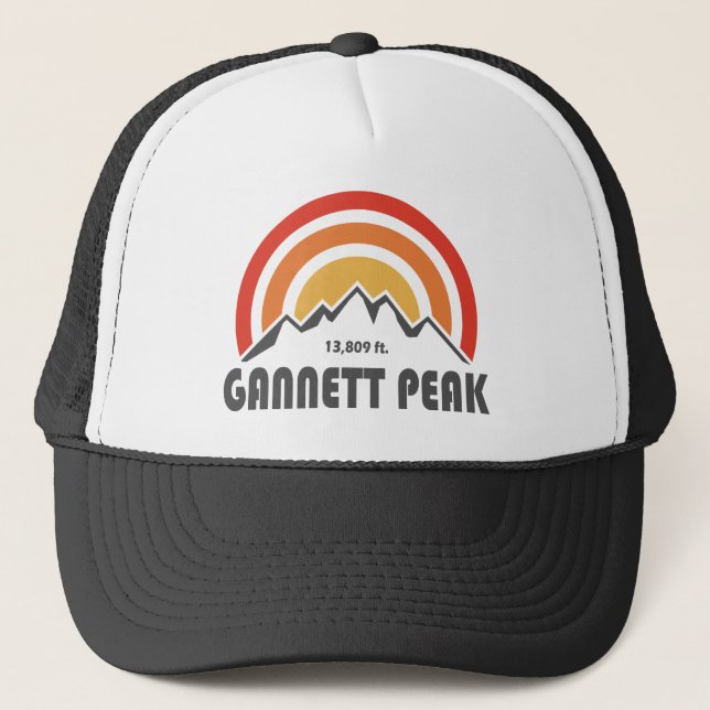 Gannett Peak Truckerkappe (Vorderseite)