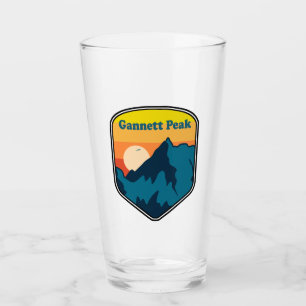 Gannett Peak Wyoming Sunrise Glas