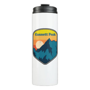 Gannett Peak Wyoming Sunrise Thermosbecher