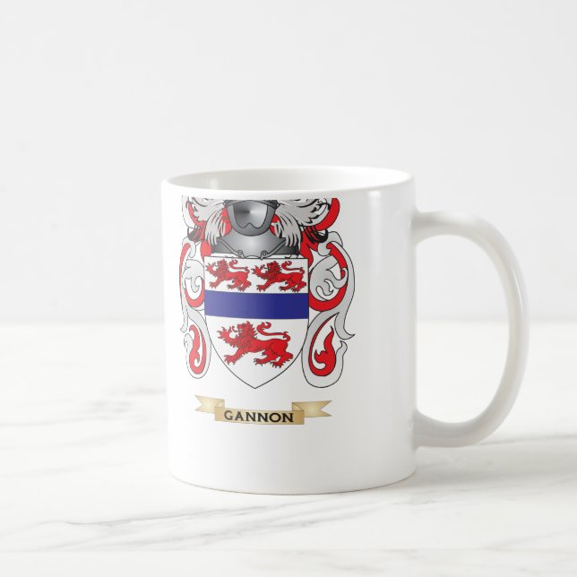 Gannon Wappen (Familienwappen) Kaffeetasse (Rechts)