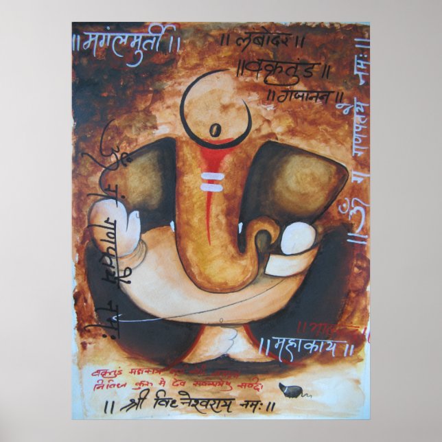 Ganpati Poster (Vorne)