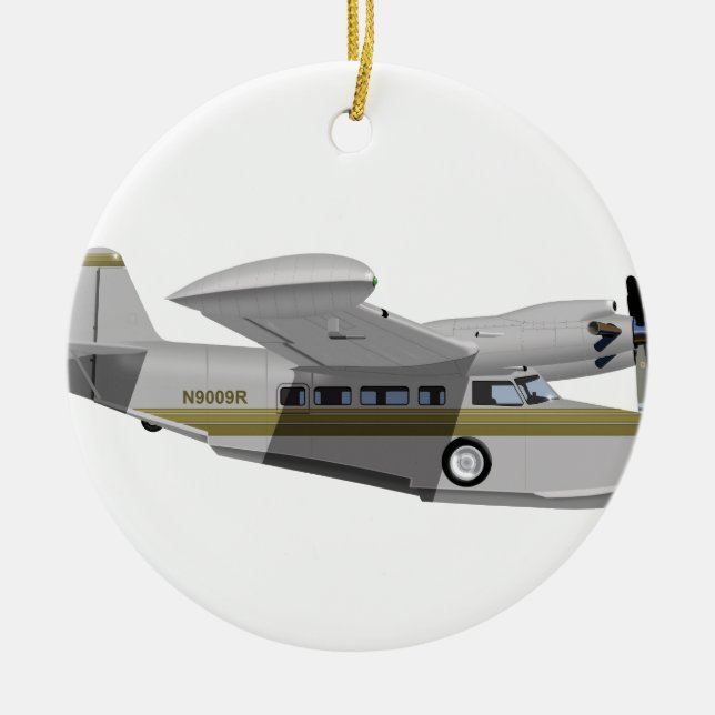 Gans 436436 Grummans McKinnon G-21G Keramik Ornament (Vorne)