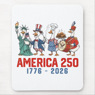 Gans 4. Juli Amerika 250. 1776 2026 Mousepad