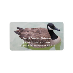 Gans-Adressen-Etiketten Adressaufkleber