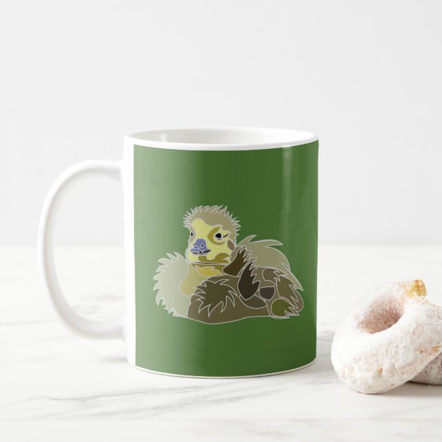 Gans Gössel Baby Gans  Kaffeetasse (Mit Donut)