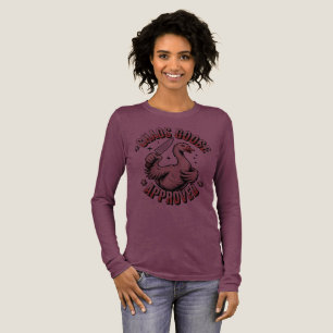Gans mit Messer - „Chaosgans Approved“ T-Shirt Tri-Blend Shirt