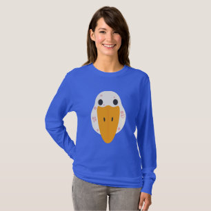 Gans Mit Pickeln Langarm T-Shirt